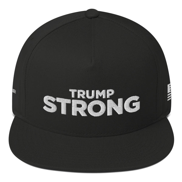 Trump Strong Flat Bill Hat  (Limited Bullet Edition)